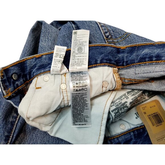 Levis 501Womens Original Fit Medium Wash Denim Jeans Size 25/30 Straight Leg - Picture 8 of 10